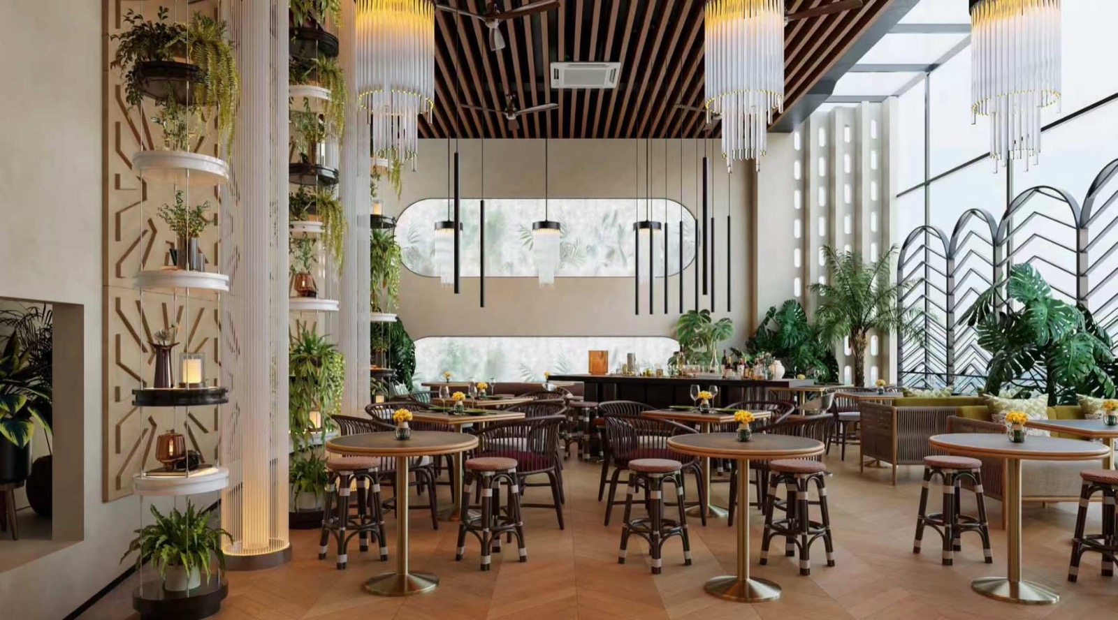 Villa V dining