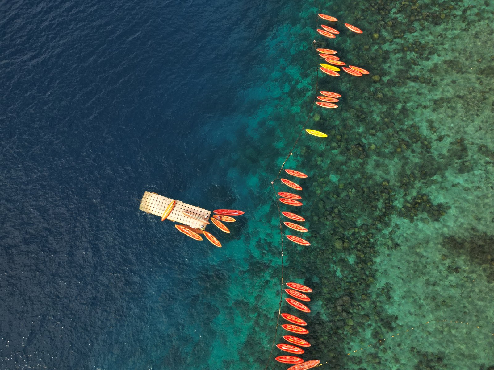 Kayaking in a hidden cove near El Nido